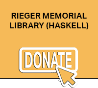 Click here to donate to the Rieger Memorial Library in Haskell.