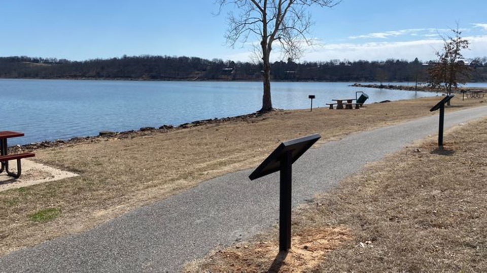 eufaula storywalk lakeside view