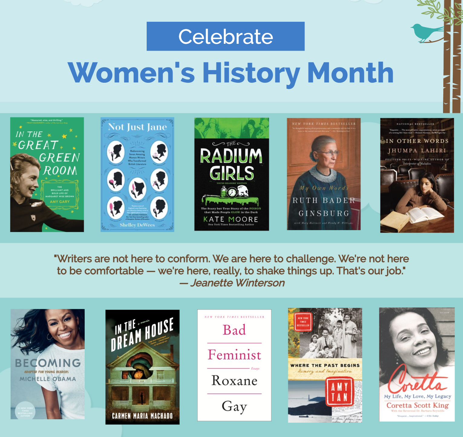 womens history month book list