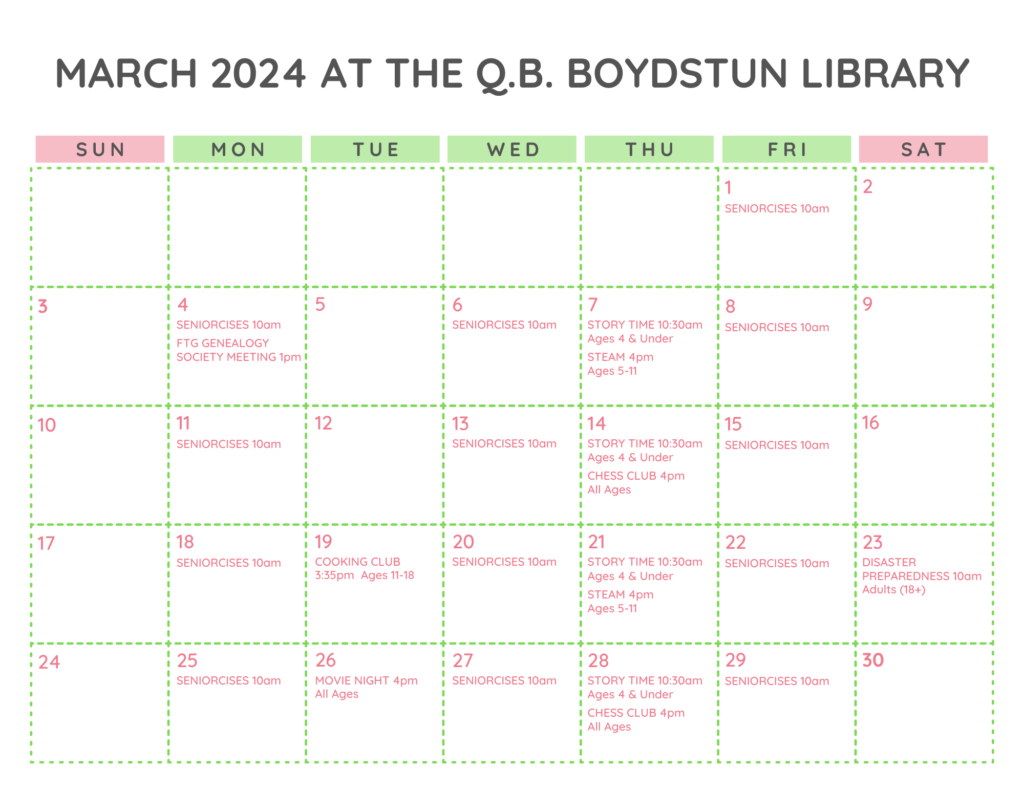 Q.B. Boydstun Library Fort Gibson