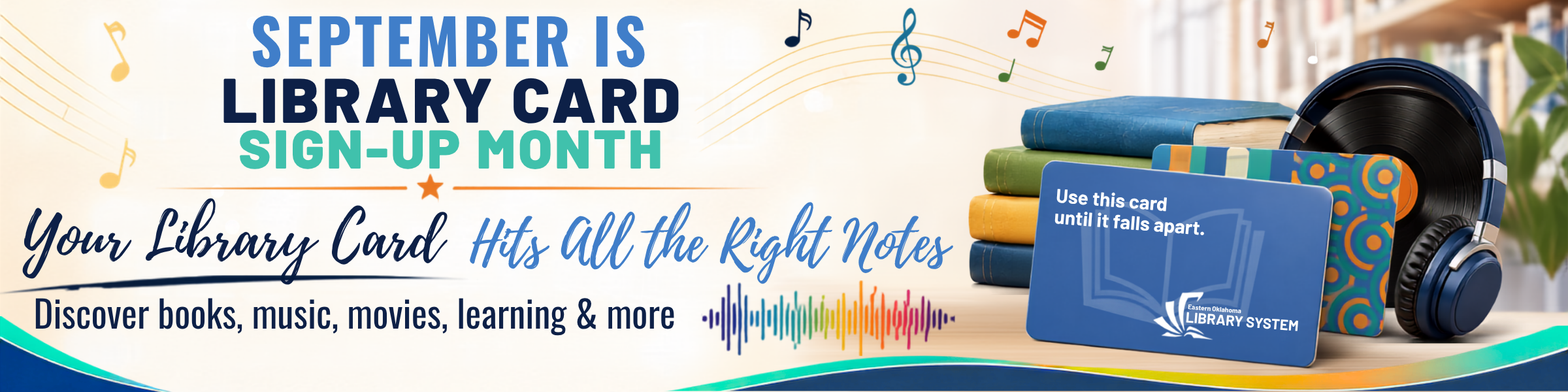 September is Library Card Signup Month